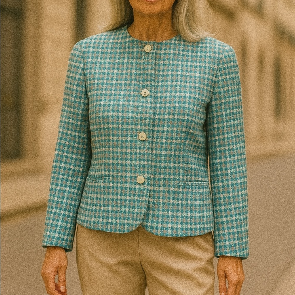 Vintage Pendleton Plaid Blazer Jacket‎
